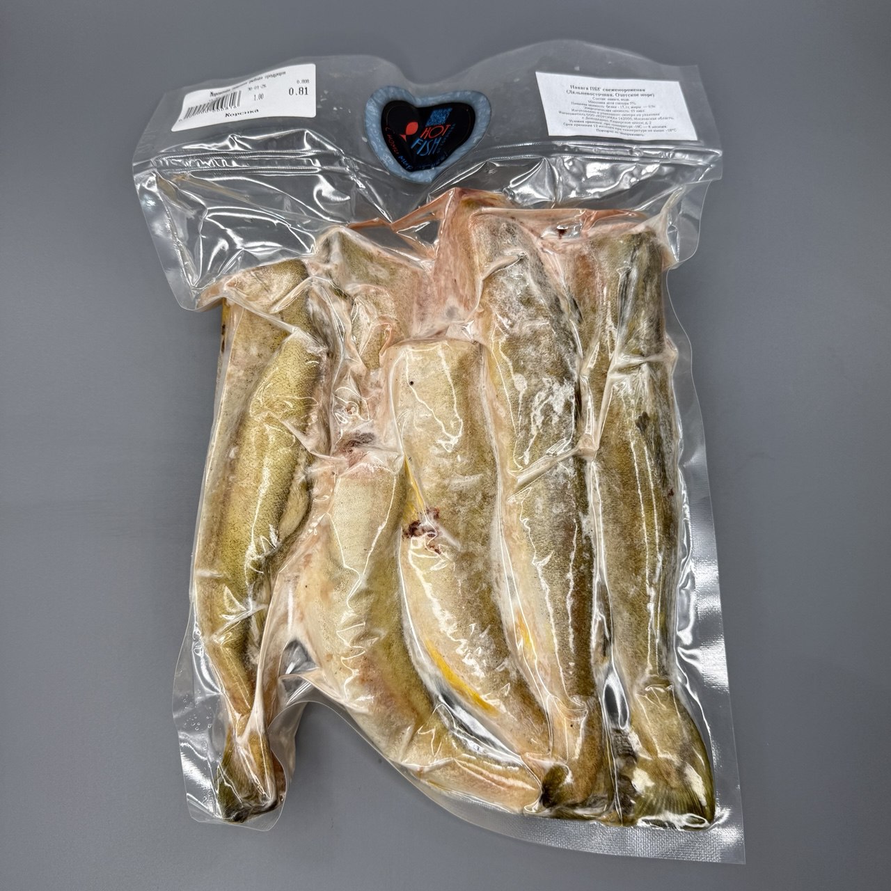 Навага потрошеная без головы, ~800 г