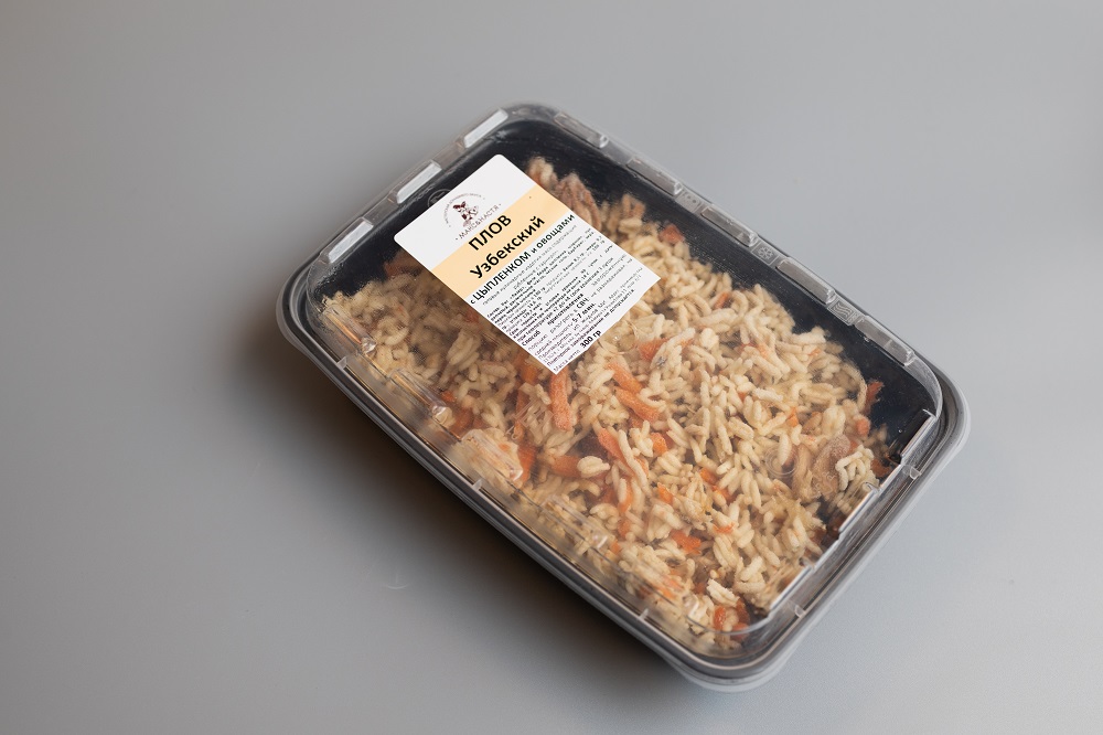плов в коробке