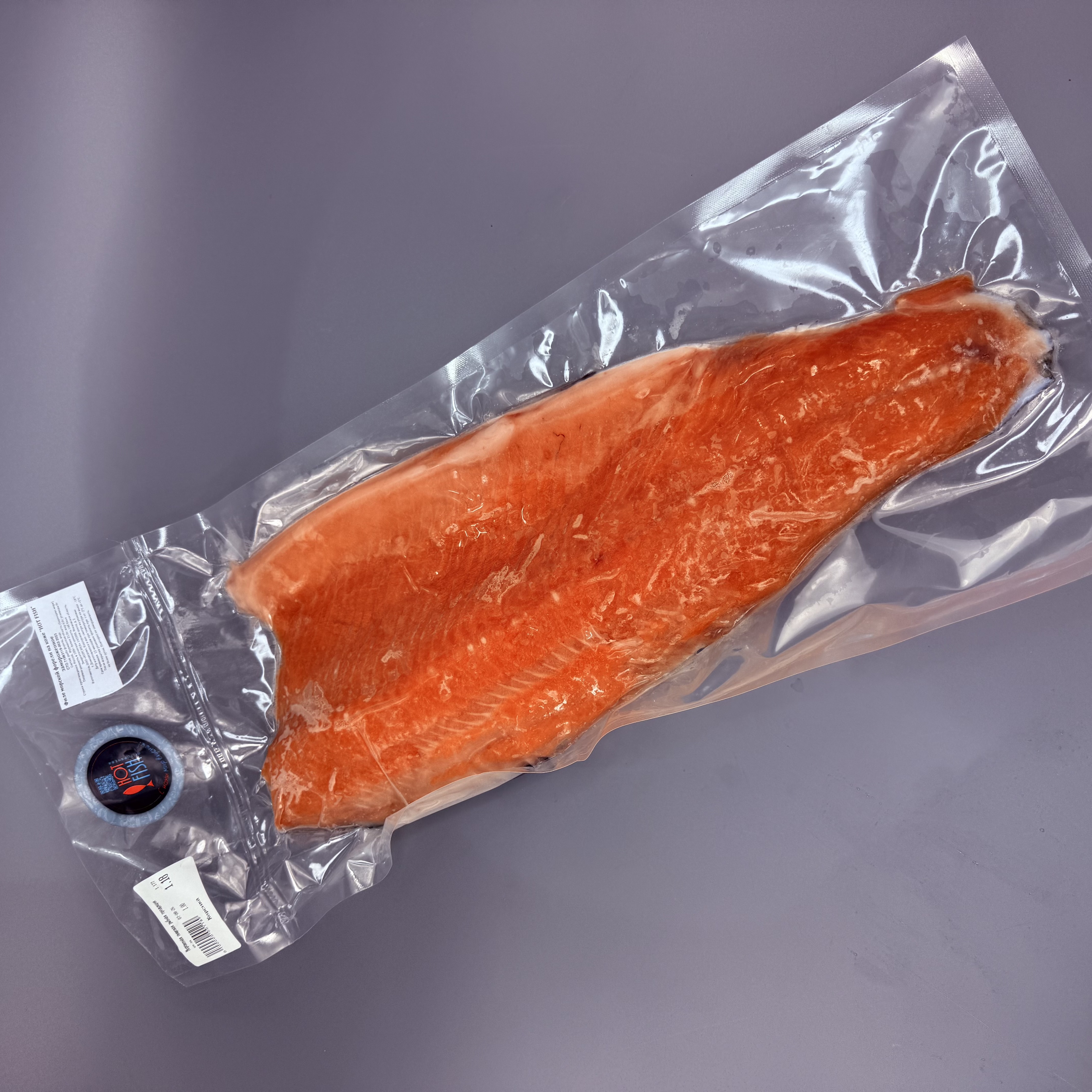 Форель филе на коже, свежемороженое, HOT FISH, ~1кг