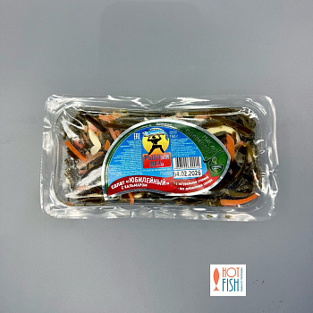 Салат из морской капусты с кальмаром "Юбилейный", 150