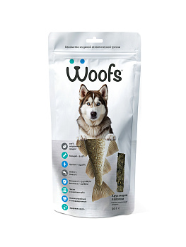 Рыбное лакомство Woofs, палочки, 50г