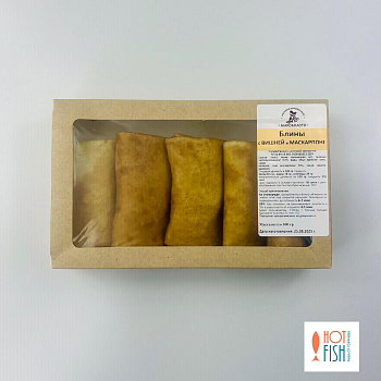 Блины с вишней и маскарпоне 300г, (ИП Жидков)