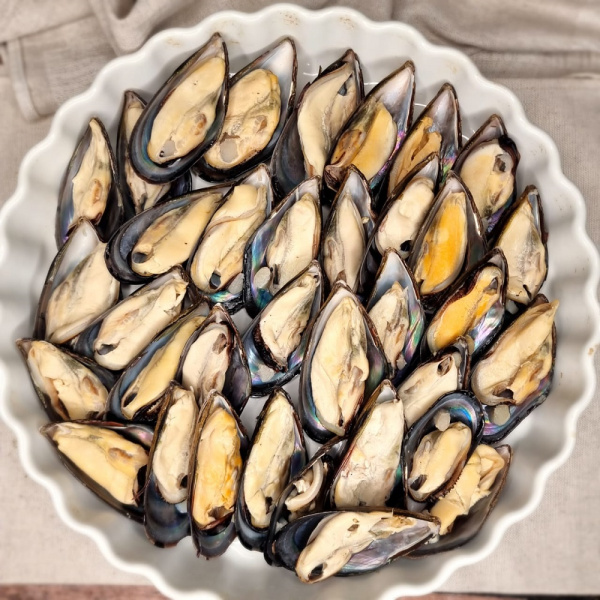 мидии голубые