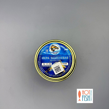 Икра форели зернистая соленая, 250г