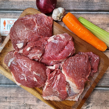 Говяжьи щёчки б/ш зачищеные ~1,2кг