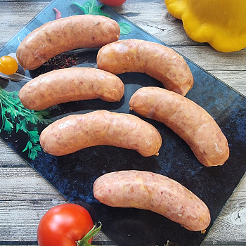 Колбаски Краинские с сыром для гриля, замороженные ~ 400г