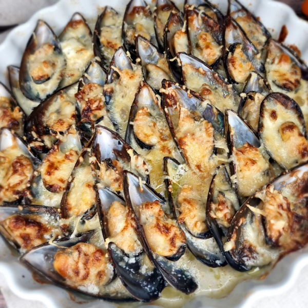 мидии запеченые