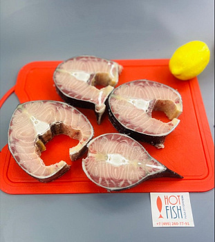 Осетр, HOT FISH стейки свежемороженые, некалиброванные ~800г