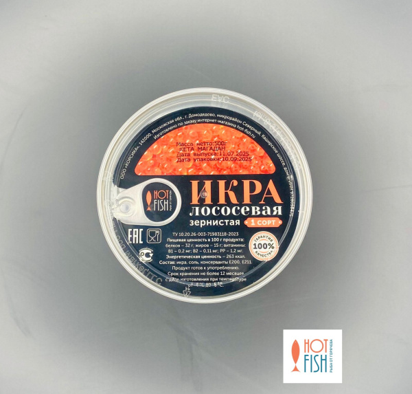икра кеты 500