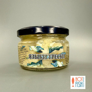 Консервы "Языки трески", 350