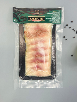 Омуль филе-ломтики холодного копчения, охл.150