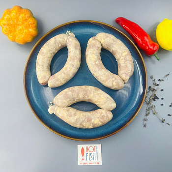 Купаты из рубленного мяса курицы "С сыром", ~500г