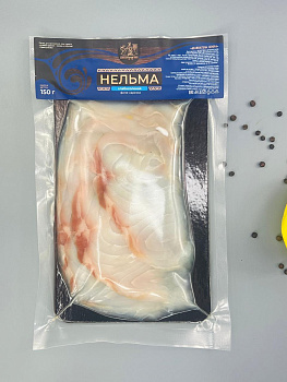 Нельма слабосоленая, филе нарезка, 150г