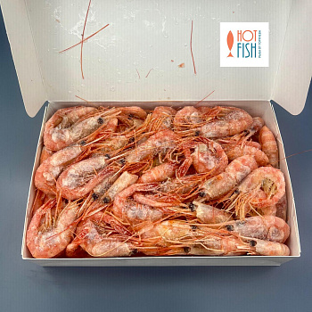 Креветки северные, 70/100, промфлот Плутонас, 1 кг