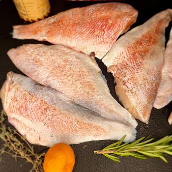 Окунь морской, филе на коже (170-220г), ~800г