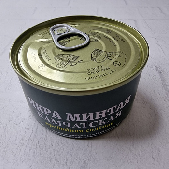 Икра минтая "Камчатская" пробойная, соленая, 125г