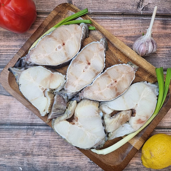 Стейки зубатки пестрой, некалиброванные ~0,8 кг