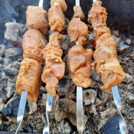 шашлык из окорока