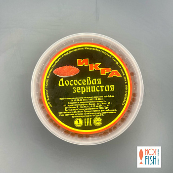 Икра красная кеты 300г, вылов 2025г HOT FISH