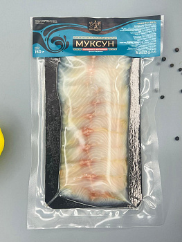 Муксун филе-ломтики холодного копчения, охл.150