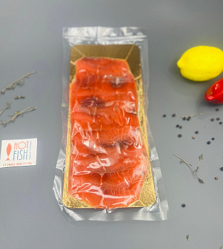 Филе слайсы форели слабосоленые  HOT FISH, 200г
