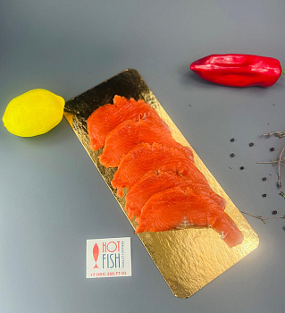 Филе слайсы нерки слабосоленые  "HOT FISH", 100г