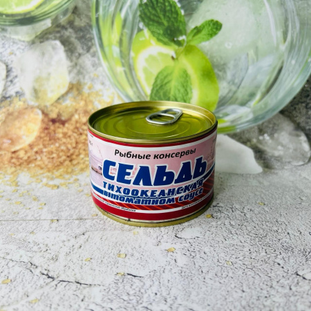 сельдь в томатном соусе